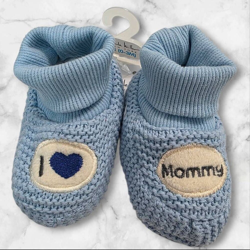 Nicole Miller Baby Booties Size 0/3 Months